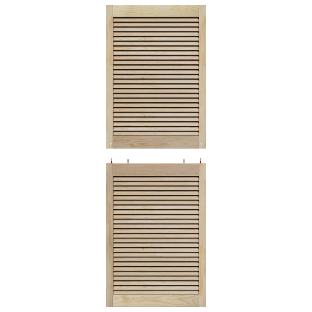 vidaXL Drzwi do szafki z drzwiami 4 pcs Naturalny 170 x 2,1 x 59,5 cm