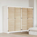 vidaXL Drzwi do szafki z drzwiami 4 pcs Naturalny 170 x 2,1 x 59,5 cm