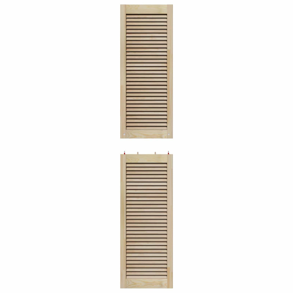 vidaXL Drzwi do szafki z drzwiami 4 pcs Naturalny 201 x 2,1 x 39,5 cm