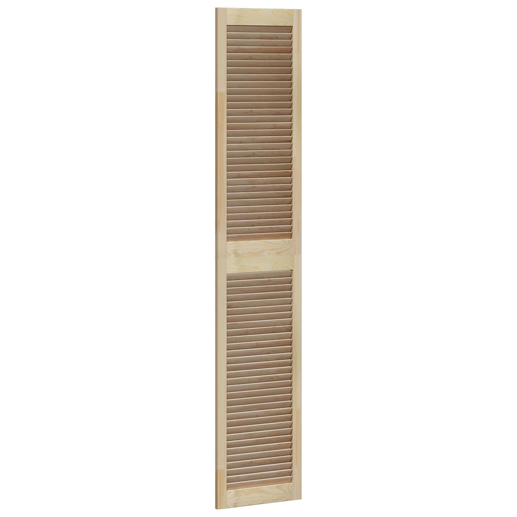 vidaXL Drzwi do szafki z drzwiami 4 pcs Naturalny 201 x 2,1 x 39,5 cm