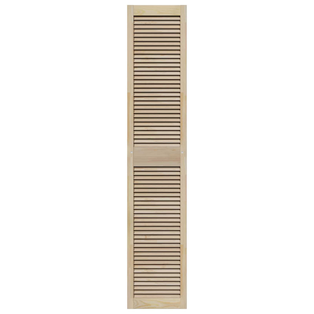 vidaXL Drzwi do szafki z drzwiami 4 pcs Naturalny 201 x 2,1 x 39,5 cm