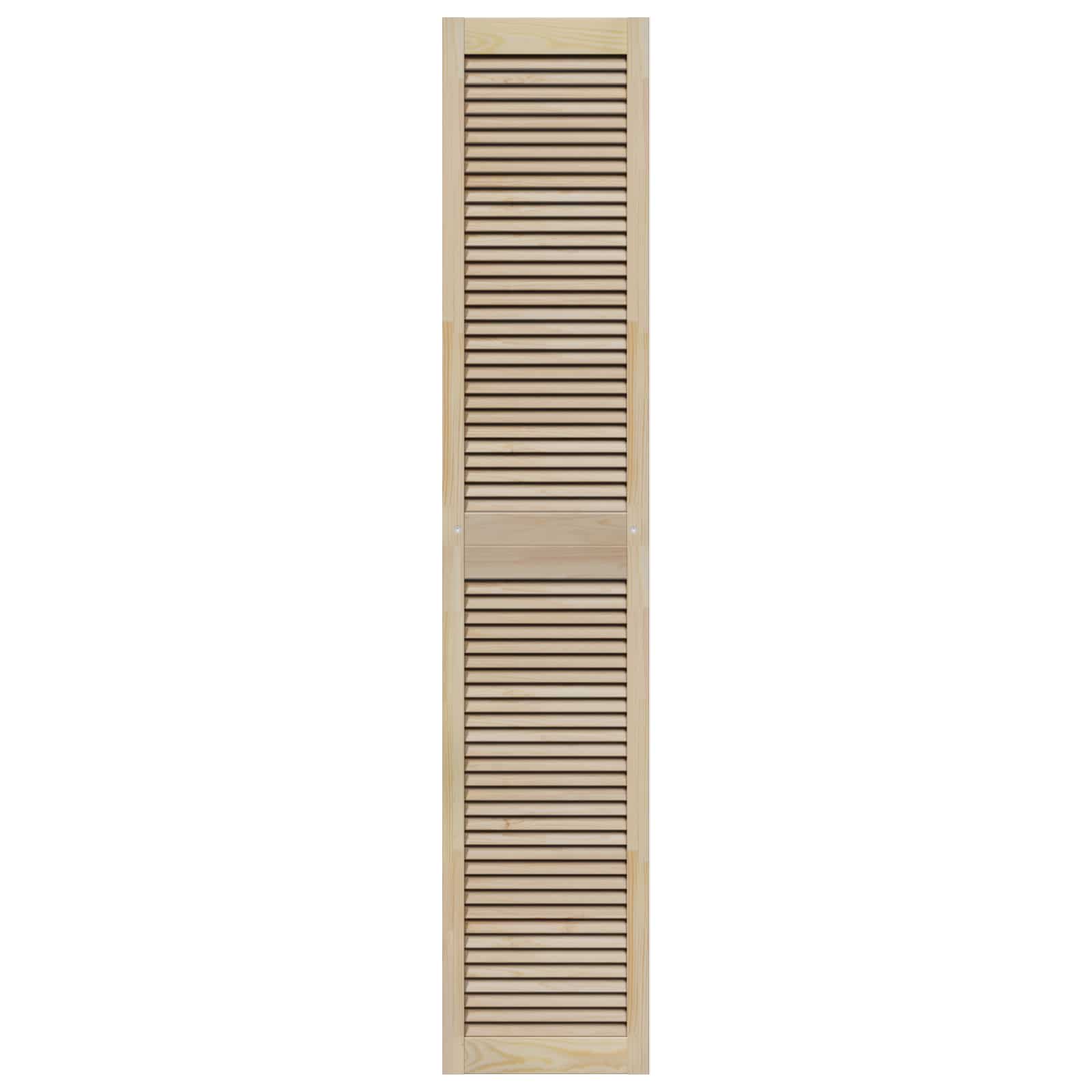 vidaXL Drzwi do szafki z drzwiami 4 pcs Naturalny 201 x 2,1 x 39,5 cm