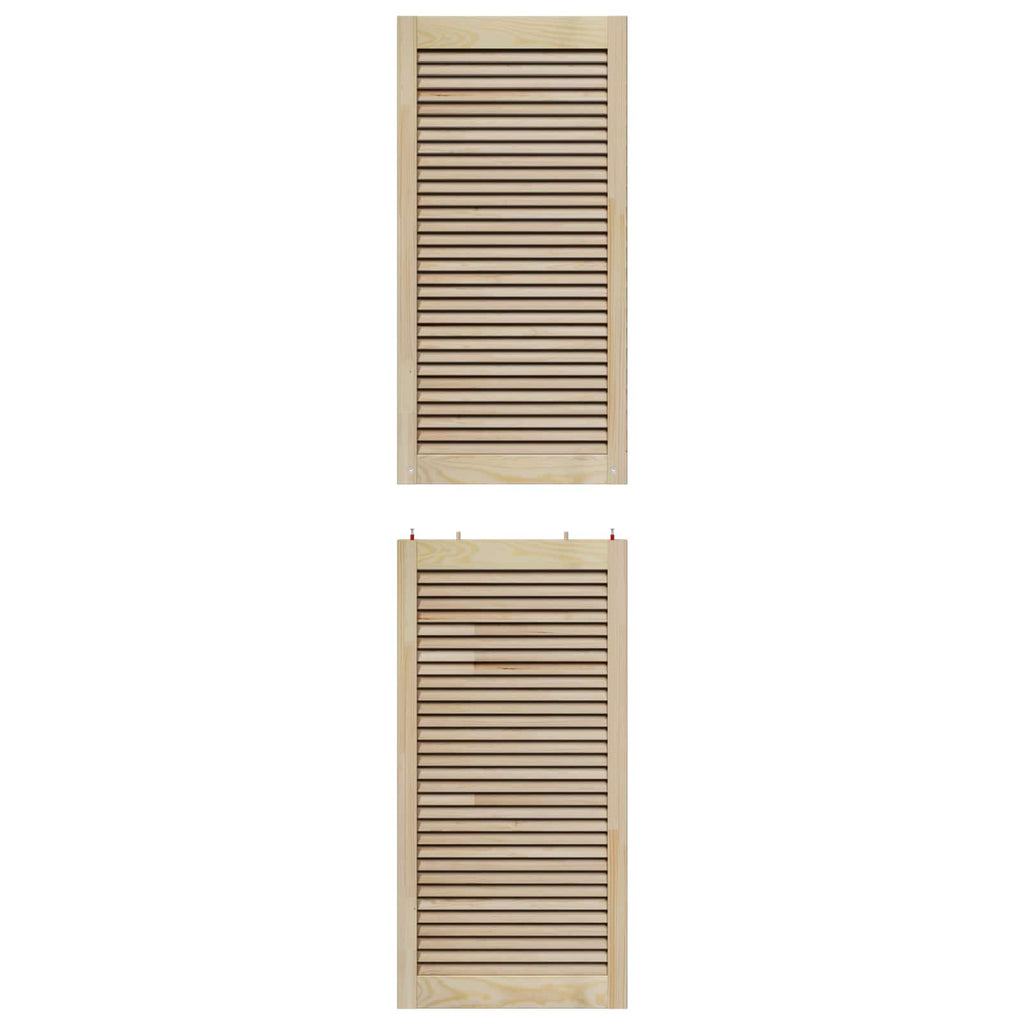 vidaXL Drzwi do szafki z drzwiami 4 pcs Naturalny 201 x 2,1 x 49,5 cm