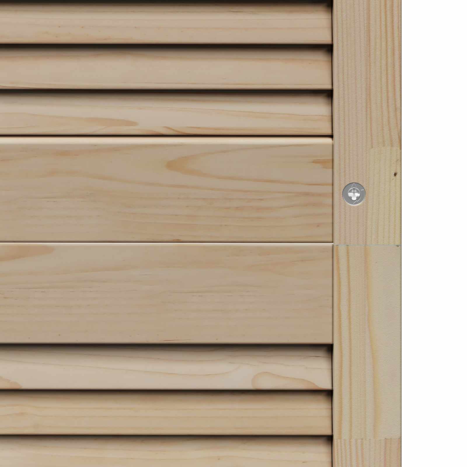 vidaXL Drzwi do szafki z drzwiami 4 pcs Naturalny 201 x 2,1 x 49,5 cm