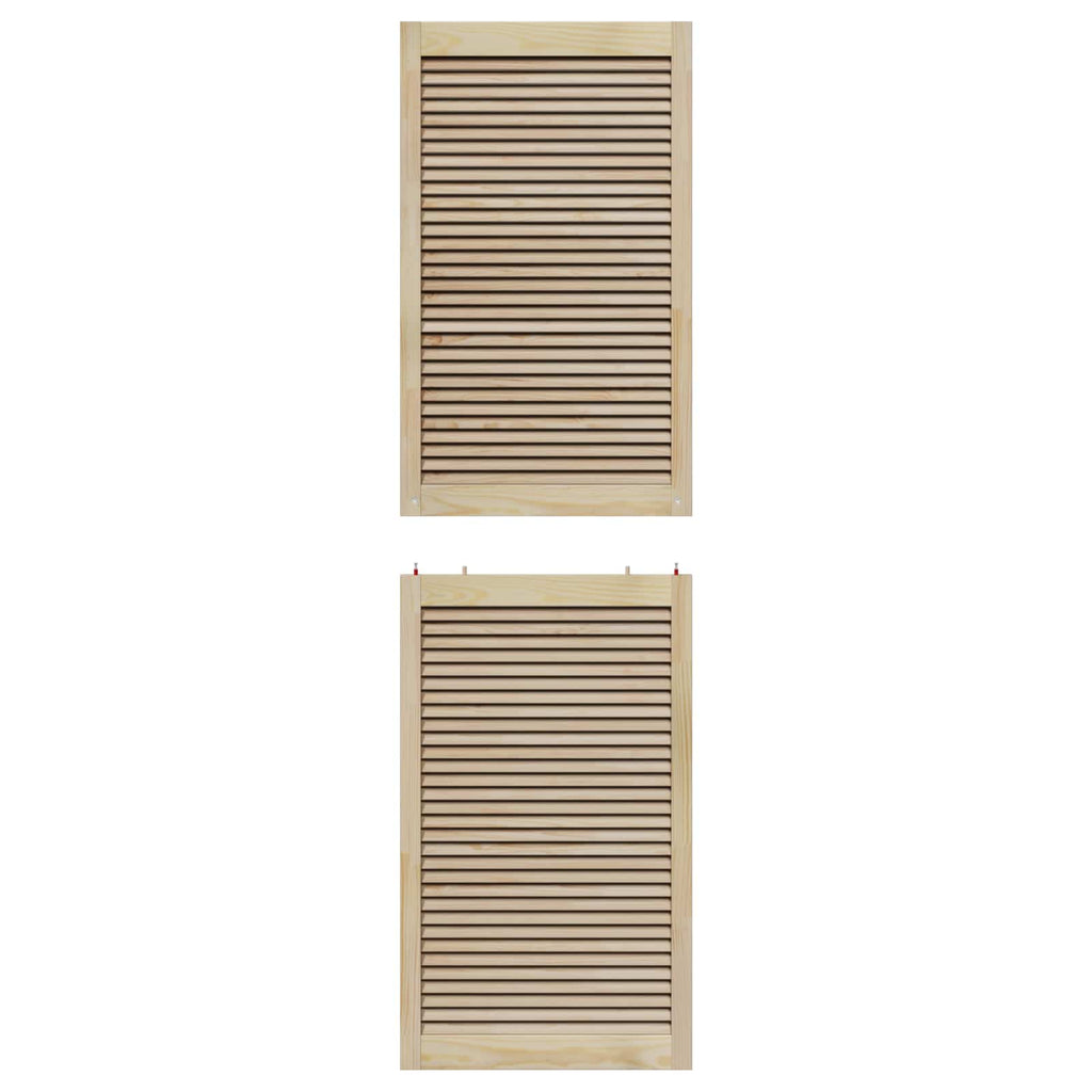 vidaXL Drzwi do szafki z drzwiami 4 pcs Naturalny 201 x 2,1 x 59,5 cm