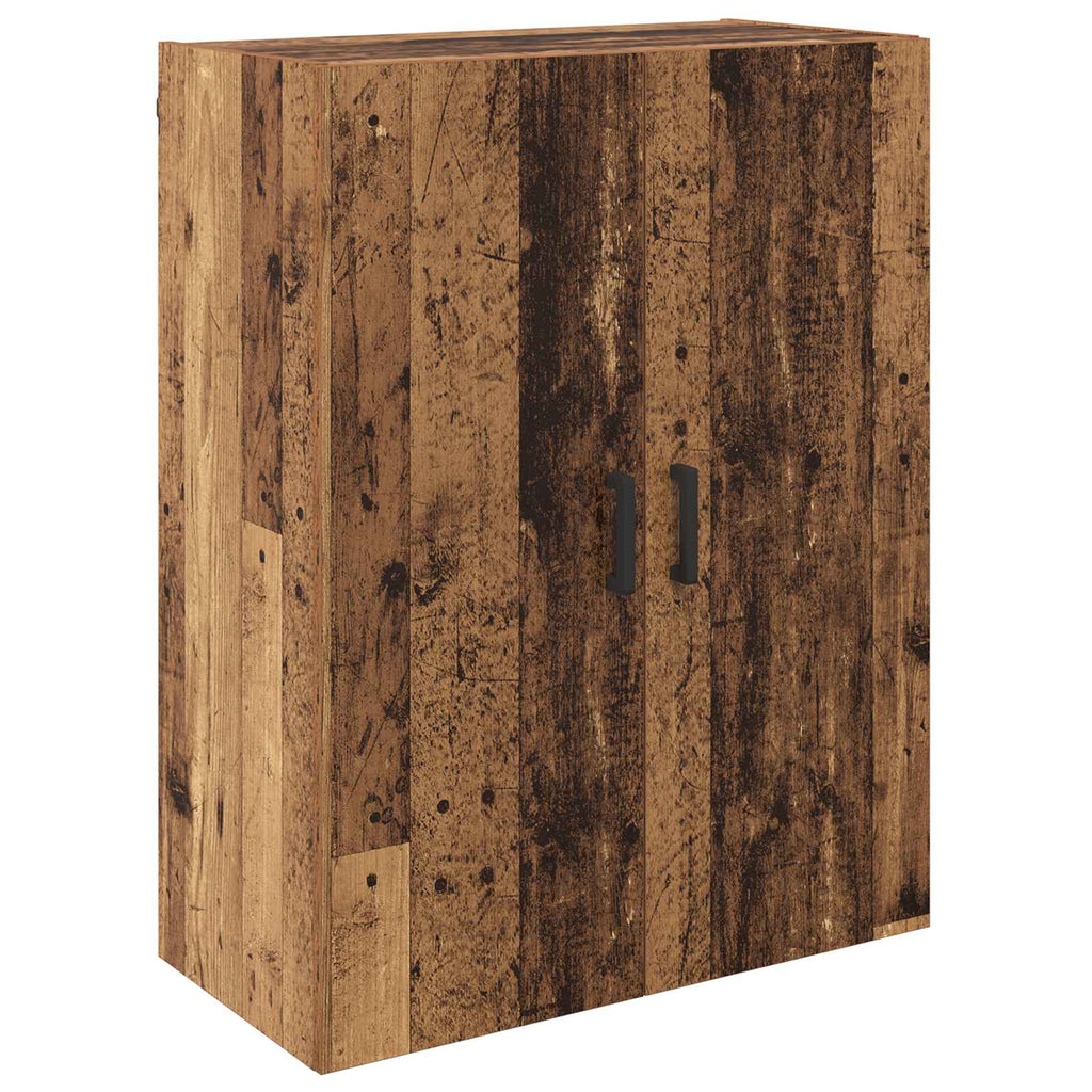vidaXL Szafka ścienna 2 pcs Stare drewno 69,5 x 34 x 90 cm
