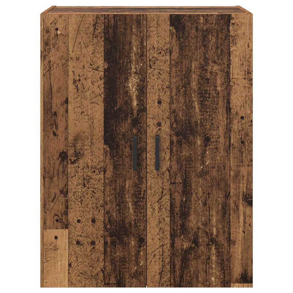 vidaXL Szafka ścienna 2 pcs Stare drewno 69,5 x 34 x 90 cm