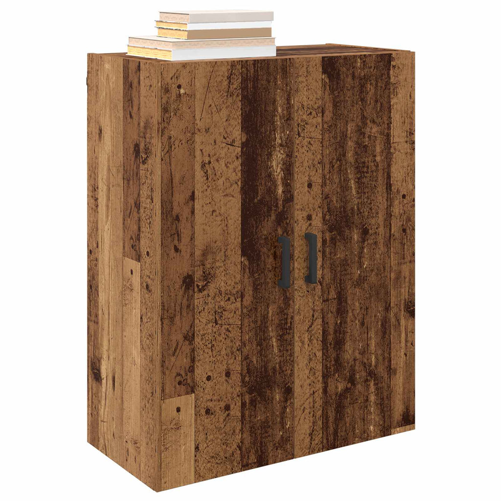 vidaXL Szafka ścienna 2 pcs Stare drewno 69,5 x 34 x 90 cm
