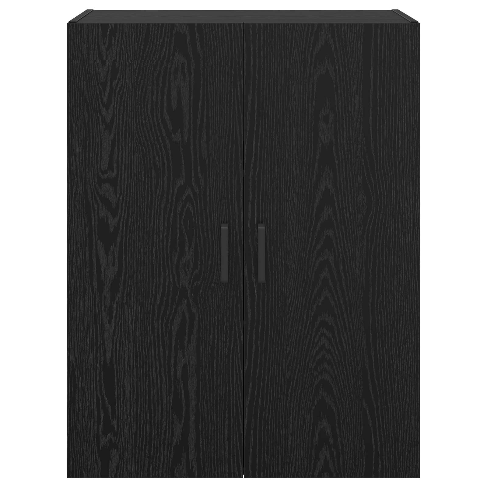 vidaXL Szafka ścienna 2 pcs Czarny Dąb 69,5 x 34 x 90 cm