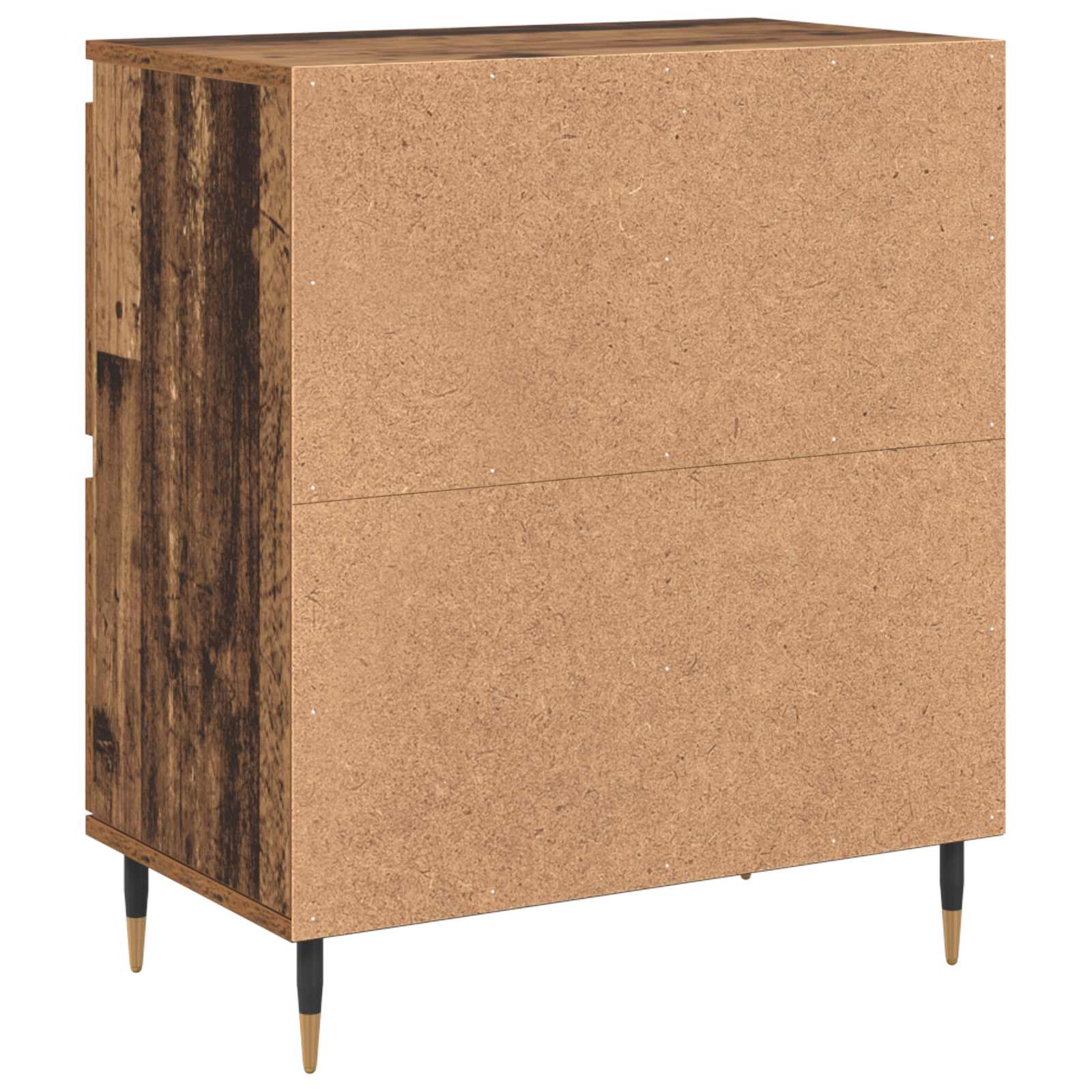 vidaXL Szafka do przechowywania 3 pcs Stare drewno 60 x 35 x 70 cm