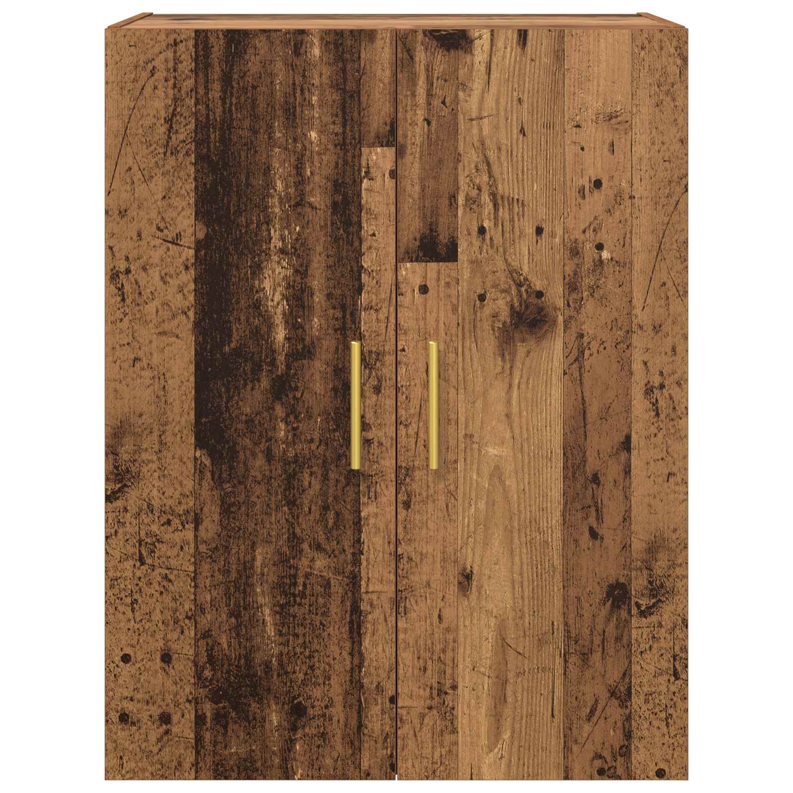 vidaXL Szafka ścienna 2 pcs Stare drewno 69,5 x 34 x 90 cm