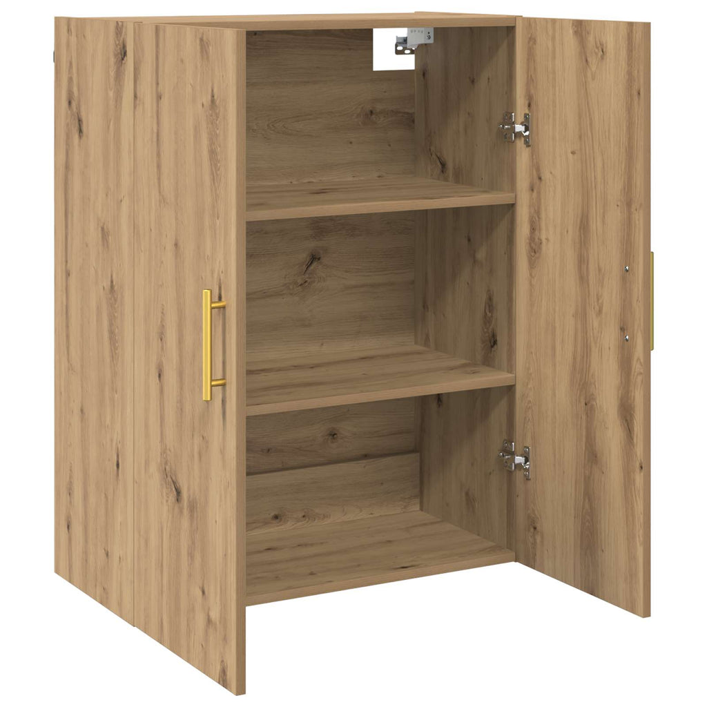 vidaXL Szafka ścienna 2 pcs Dąb rzemieślniczy 69,5 x 34 x 90 cm