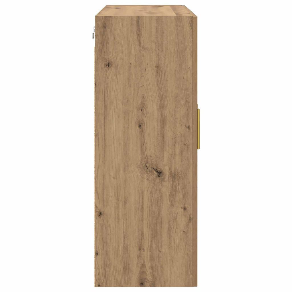 vidaXL Szafka ścienna 2 pcs Dąb rzemieślniczy 69,5 x 34 x 90 cm