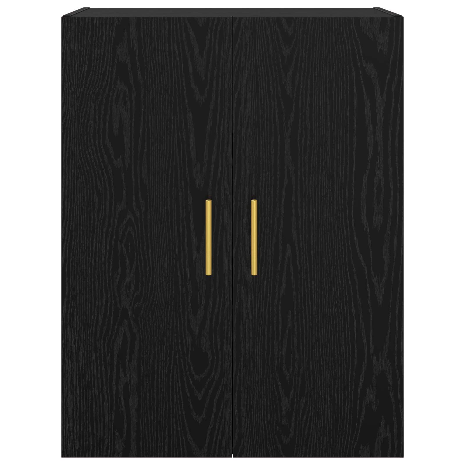 vidaXL Szafka ścienna 2 pcs Czarny Dąb 69,5 x 34 x 90 cm