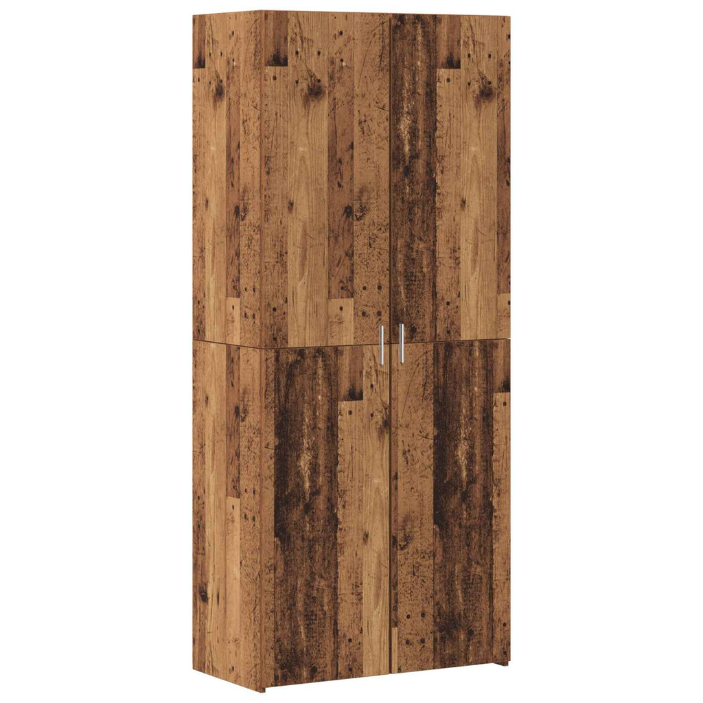 vidaXL Szafka do przechowywania 3 pcs Stare drewno