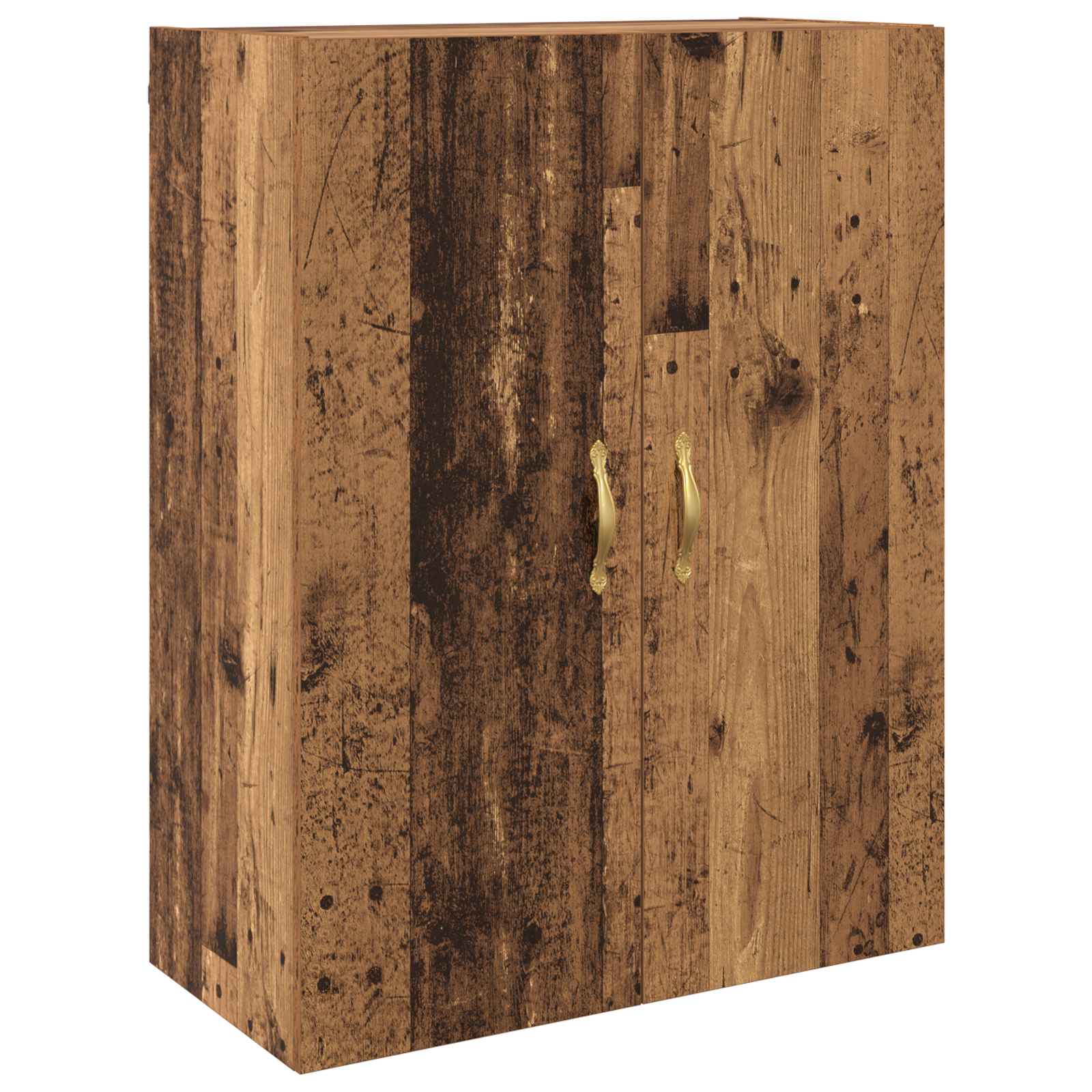 vidaXL Szafka ścienna 2 pcs Stare drewno 69,5 x 34 x 90 cm