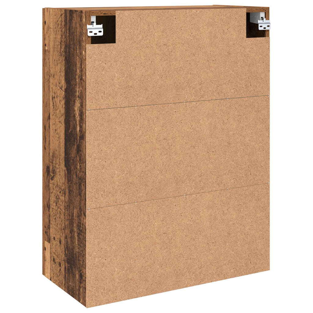 vidaXL Szafka ścienna 2 pcs Stare drewno 69,5 x 34 x 90 cm