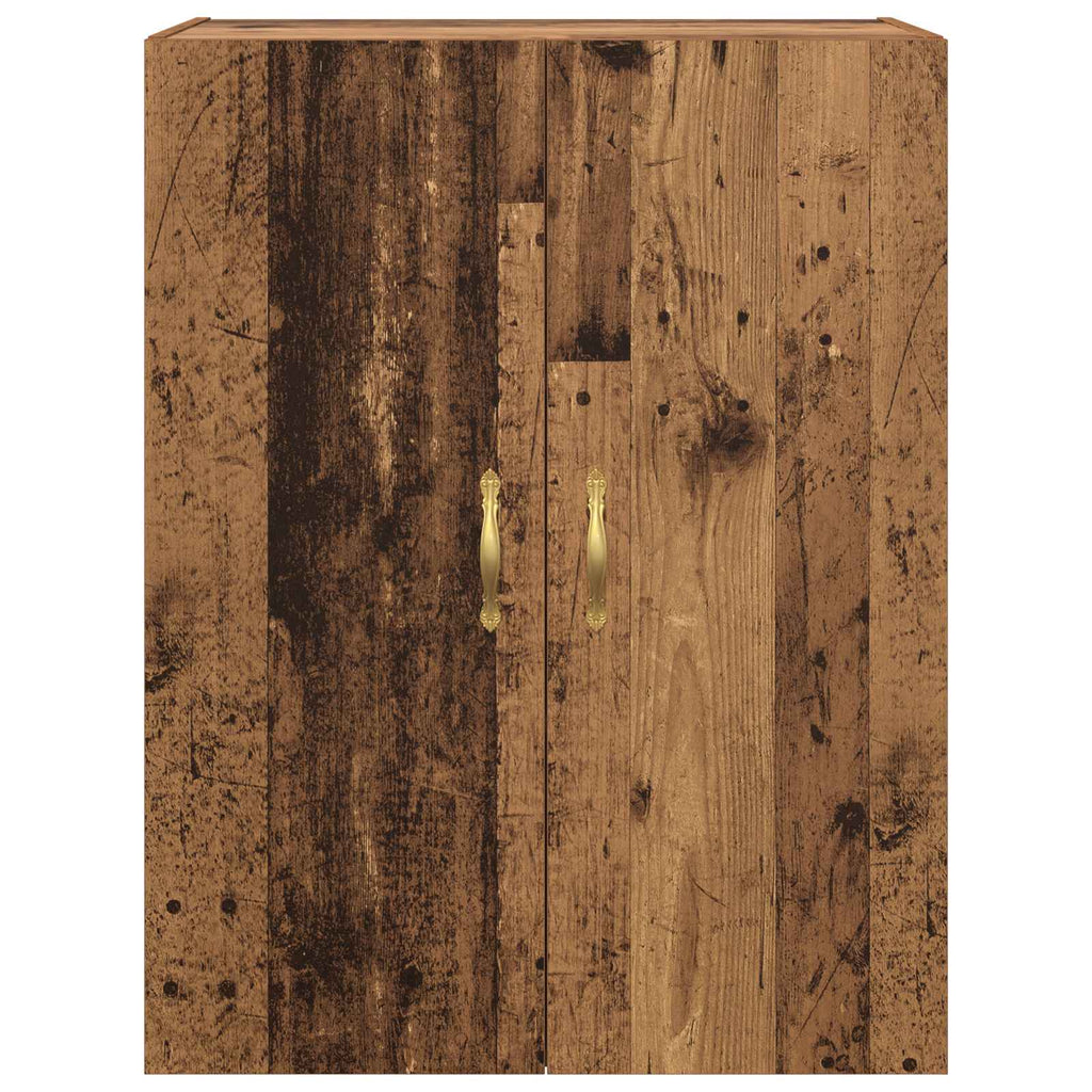 vidaXL Szafka ścienna 2 pcs Stare drewno 69,5 x 34 x 90 cm