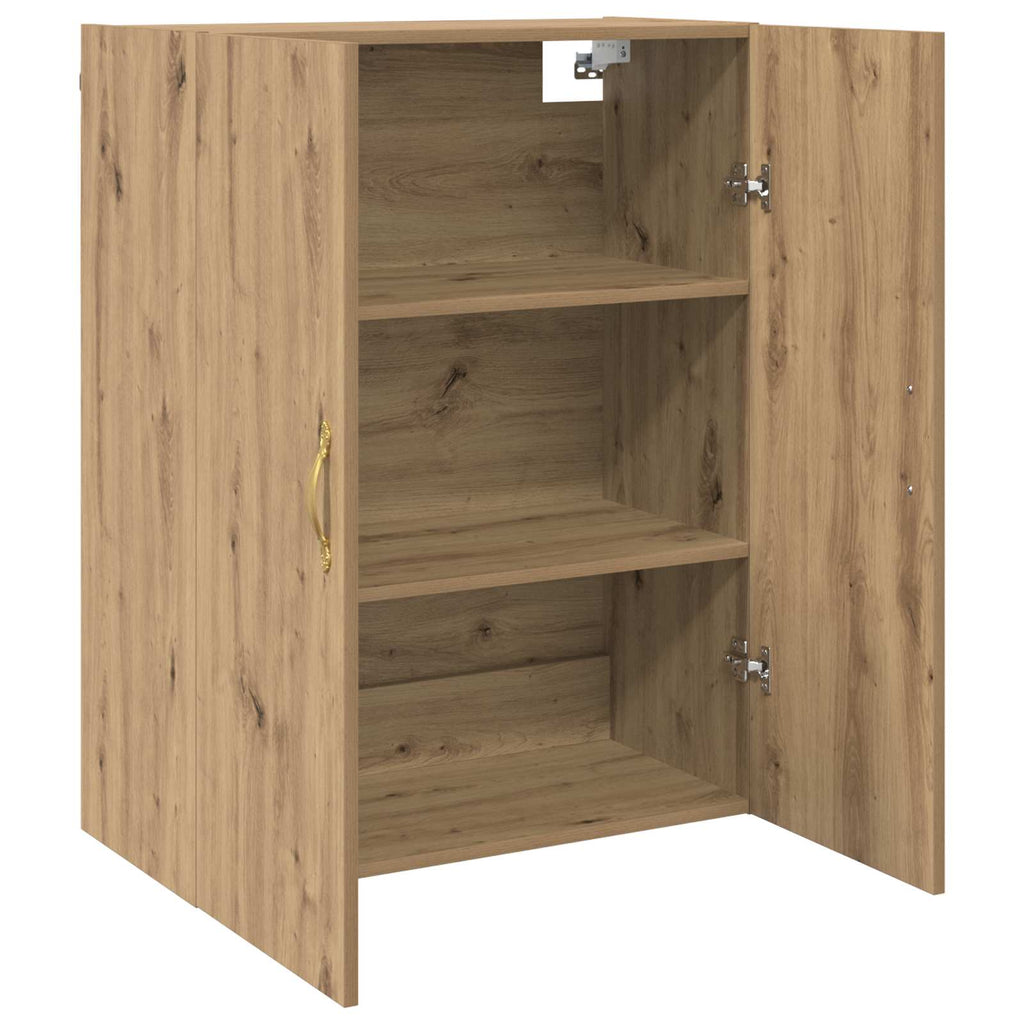 vidaXL Szafka ścienna 2 pcs Dąb rzemieślniczy 69,5 x 34 x 90 cm