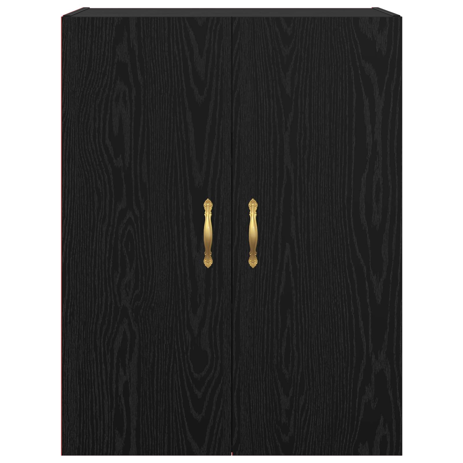 vidaXL Szafka ścienna 2 pcs Czarny Dąb 69,5 x 34 x 90 cm