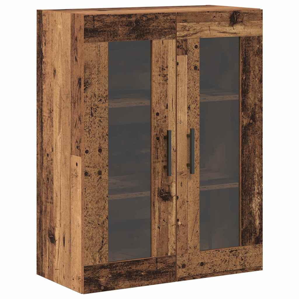 vidaXL Highboard 2 pcs Stare drewno Materiał drewnopochodny