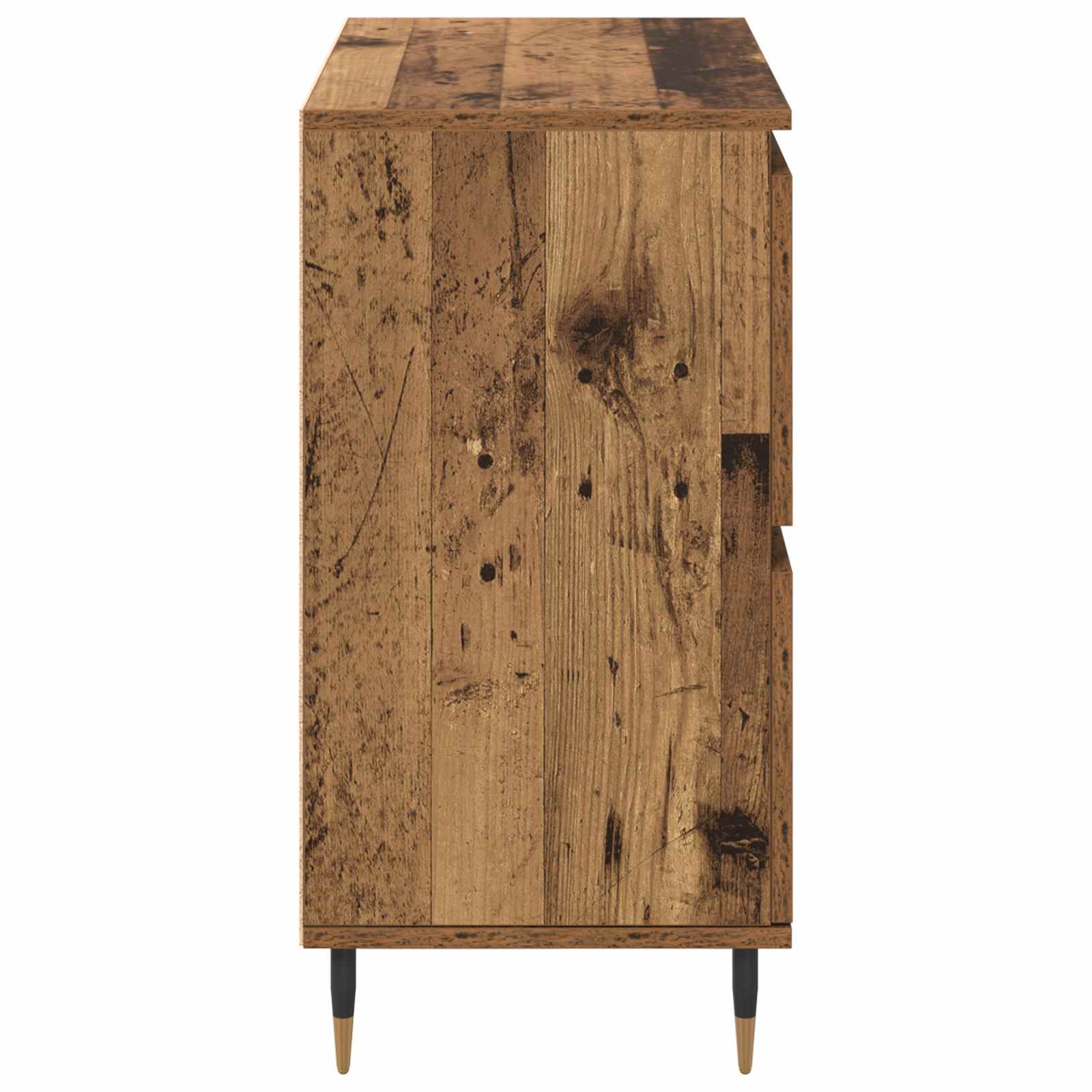 vidaXL Szafka do przechowywania 2 pcs Stare drewno 60 x 35 x 70 cm