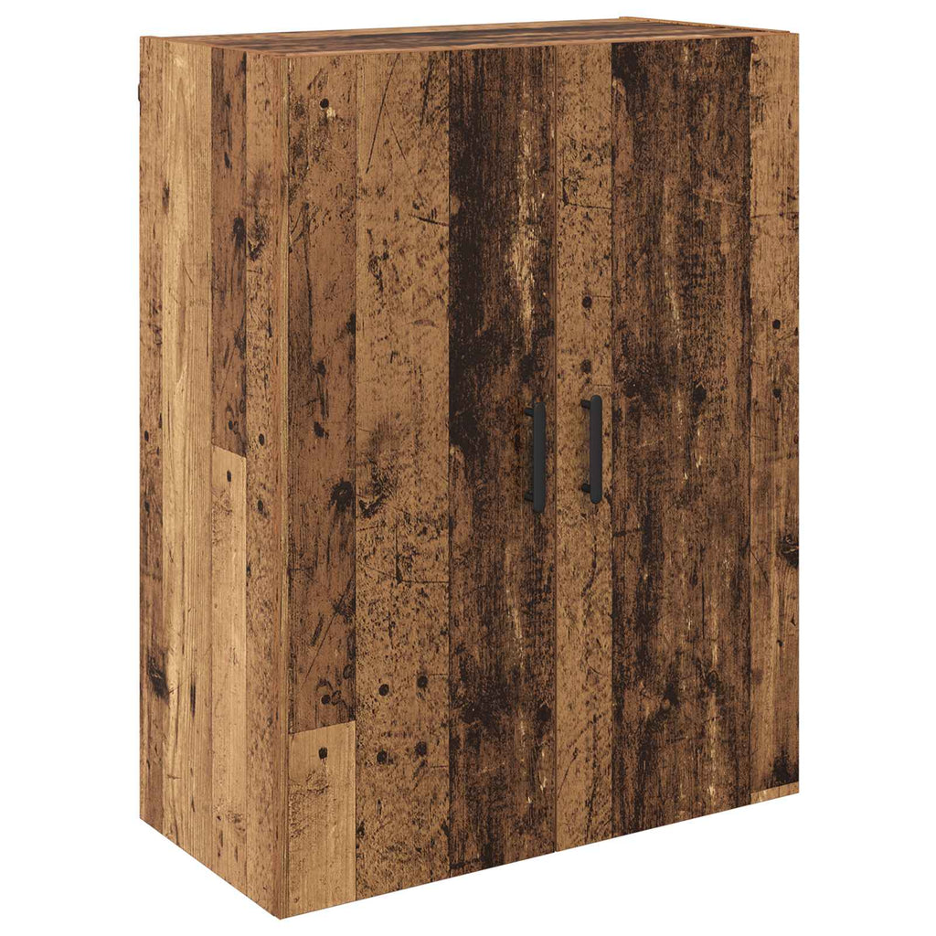 vidaXL Szafka ścienna 2 pcs Stare drewno 69,5 x 34 x 90 cm
