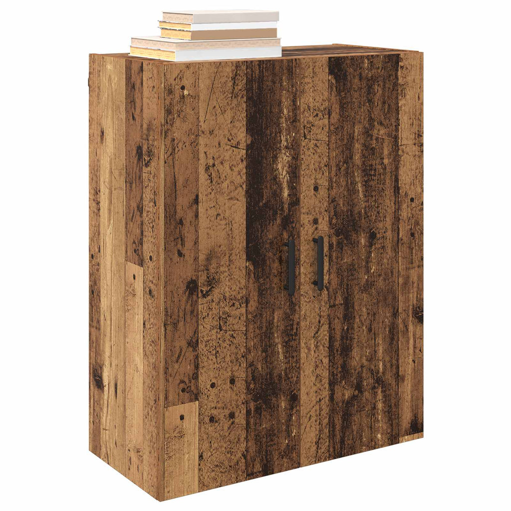 vidaXL Szafka ścienna 2 pcs Stare drewno 69,5 x 34 x 90 cm