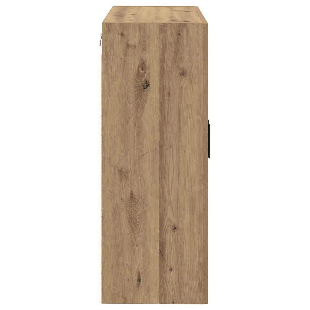 vidaXL Szafka ścienna 2 pcs Dąb rzemieślniczy 69,5 x 34 x 90 cm