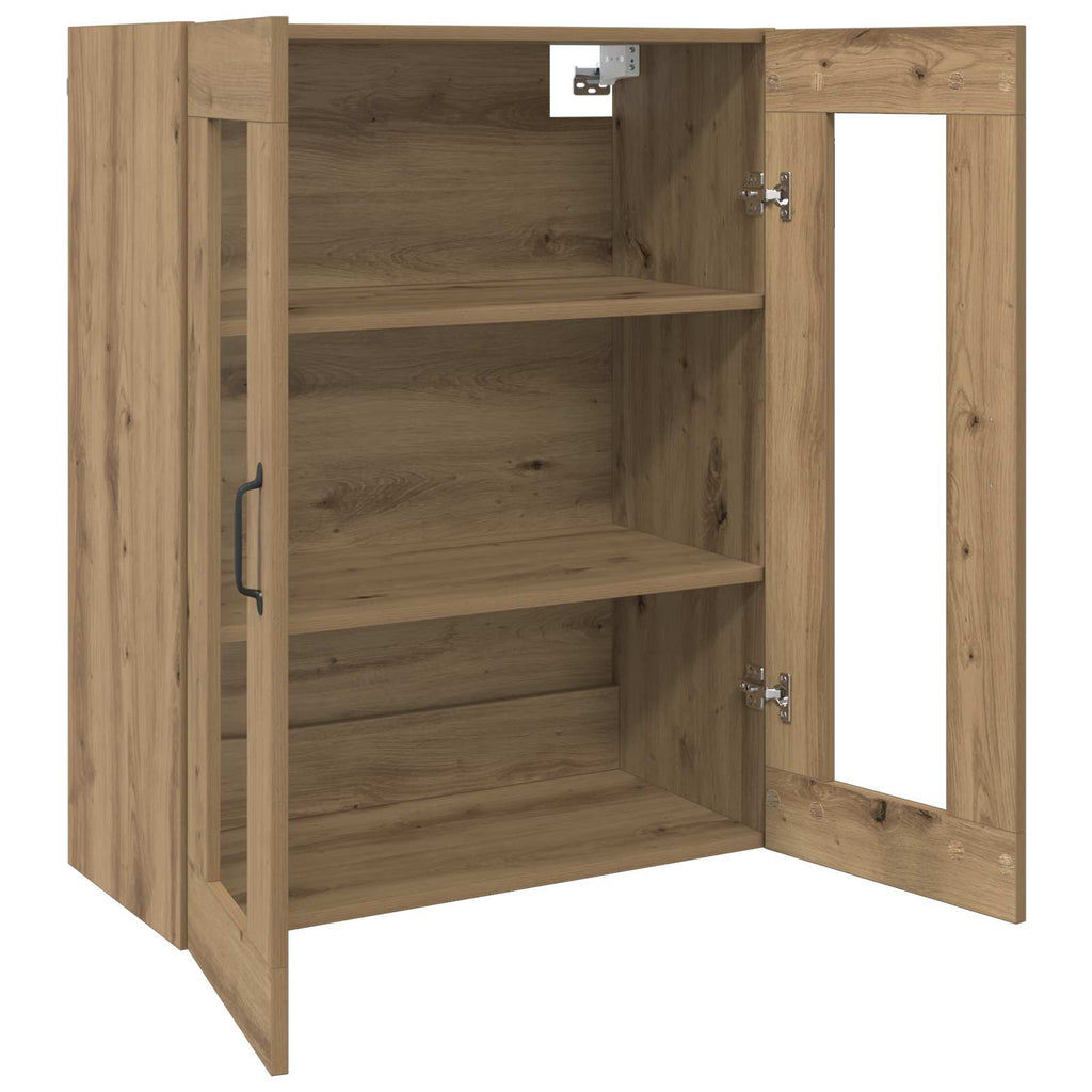 vidaXL Szafki montowane na ścianie 2 pcs dąb artisan 69,5 x 34 x 90 cm