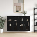 vidaXL Szafki montowane na ścianie 2 pcs Czarny dąb 69,5 x 34 x 90 cm