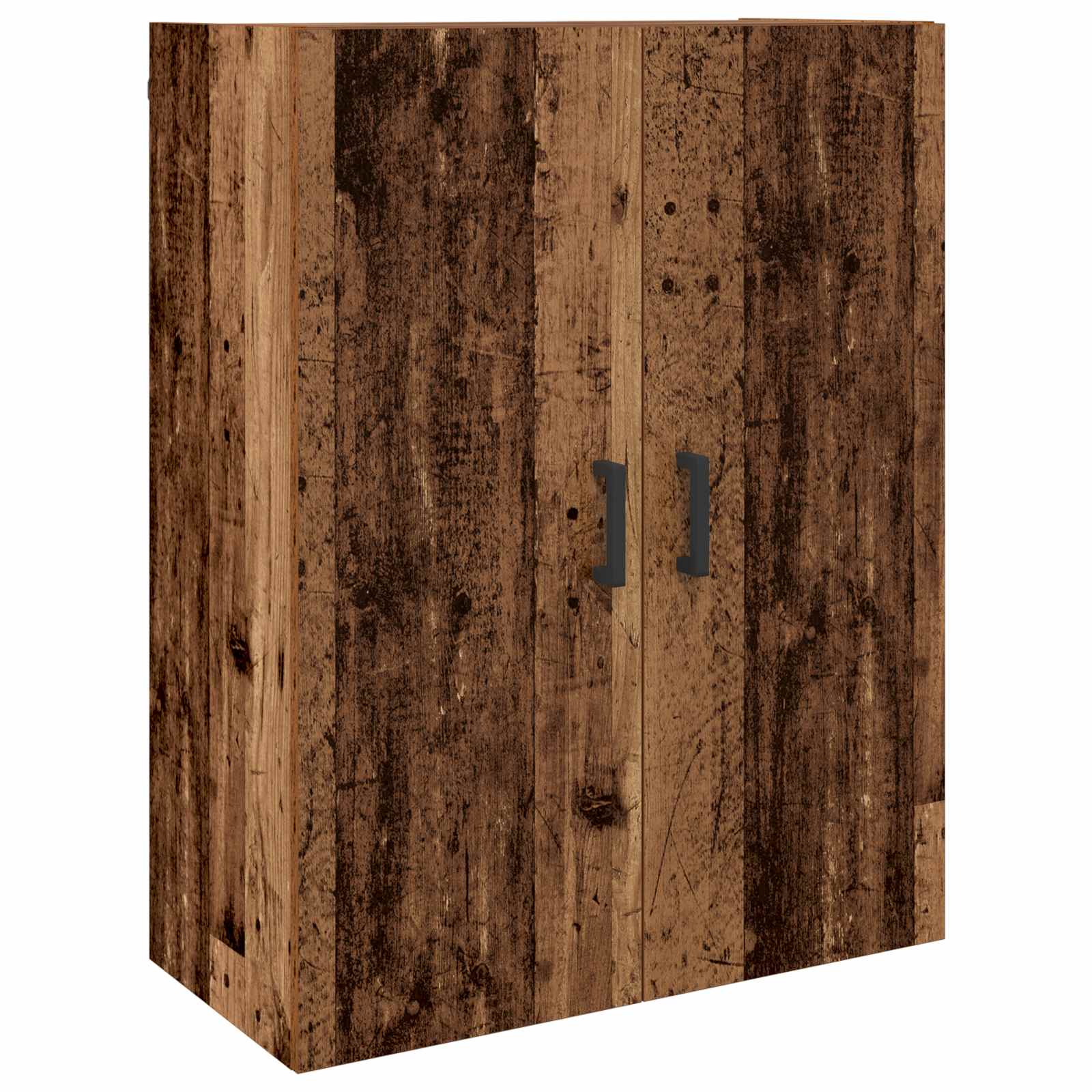 vidaXL Highboard Montowane na ścianie Stare drewno 69,5 x 34 x 180 cm