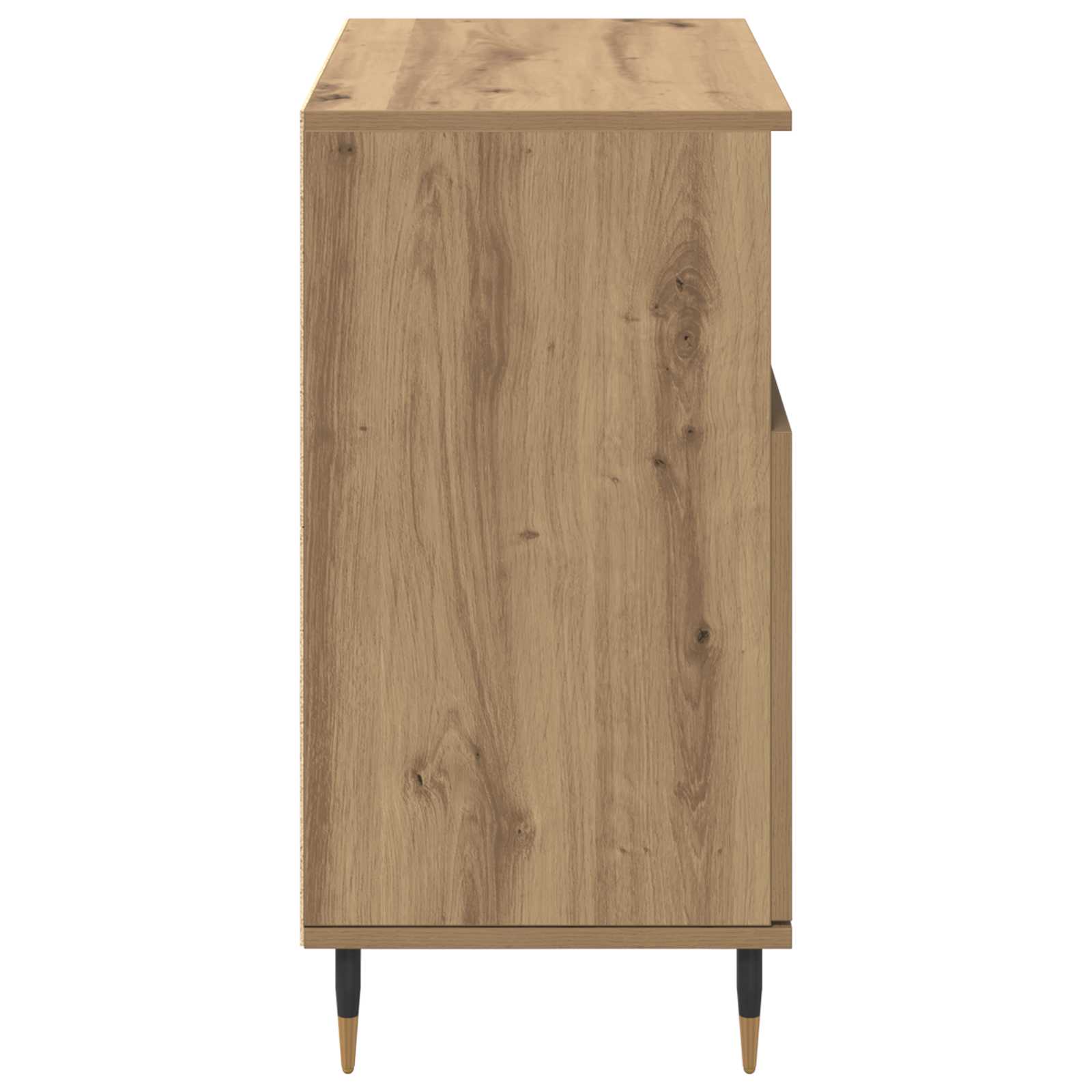 vidaXL Komody 3 pcs Dąb rzemieślniczy