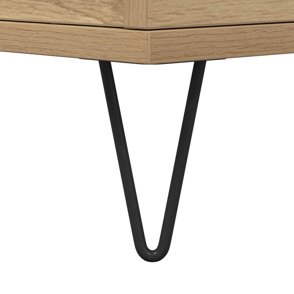 vidaXL Bufet 2 pcs Dąb rzemieślniczy 60 x 35 x 70 cm