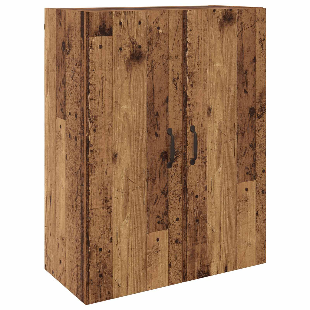 vidaXL Szafka ścienna 2 pcs Stare drewno 69,5 x 34 x 90 cm