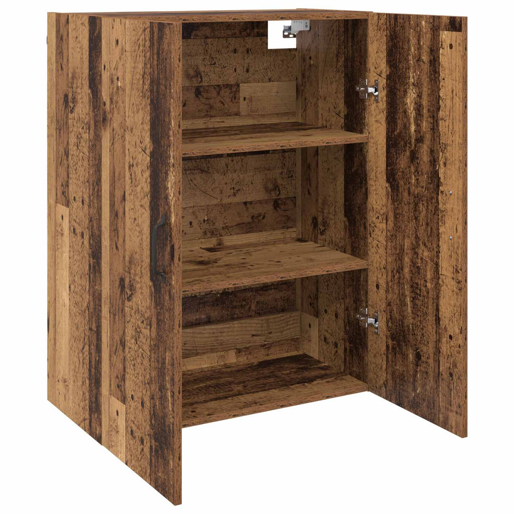 vidaXL Szafka ścienna 2 pcs Stare drewno 69,5 x 34 x 90 cm