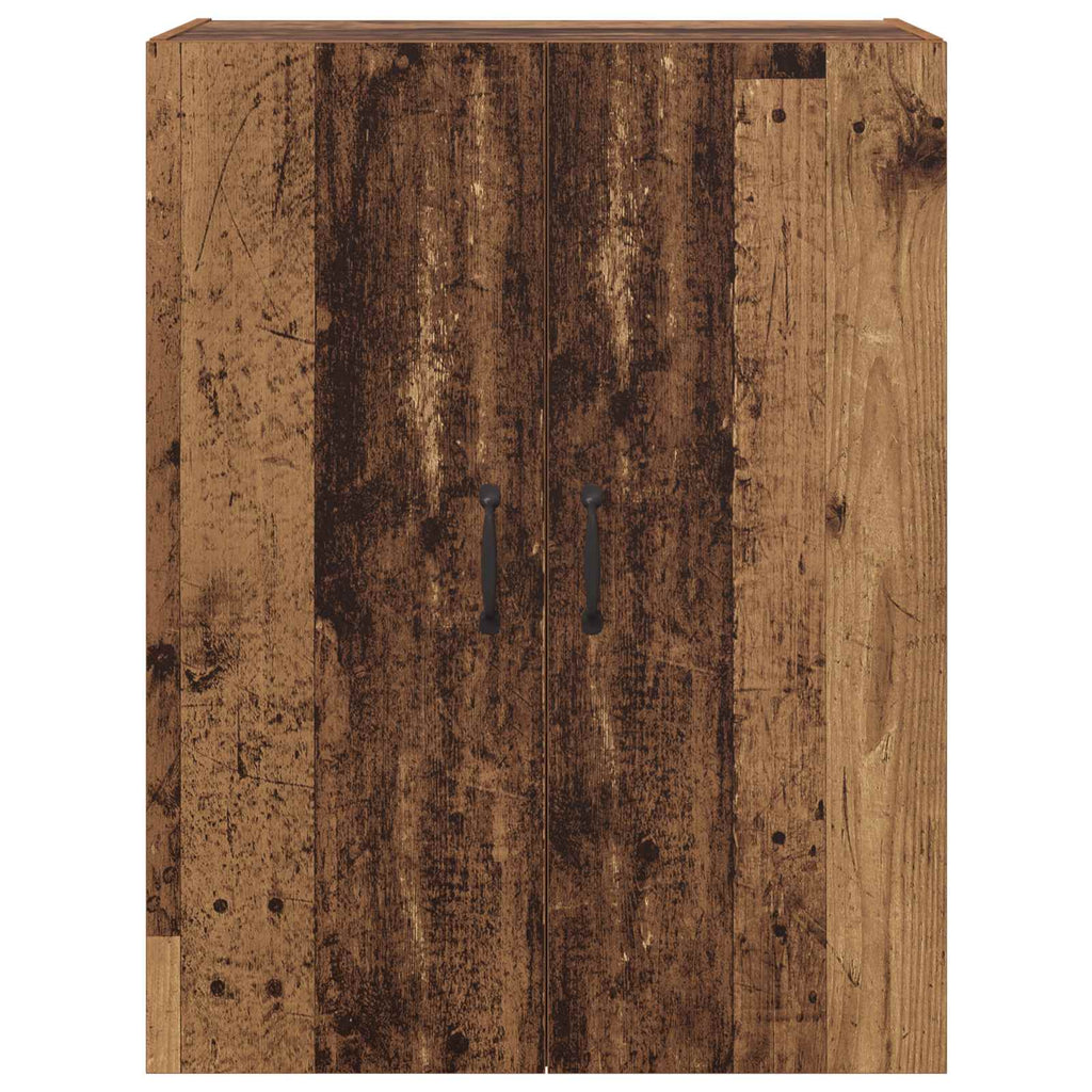 vidaXL Szafka ścienna 2 pcs Stare drewno 69,5 x 34 x 90 cm