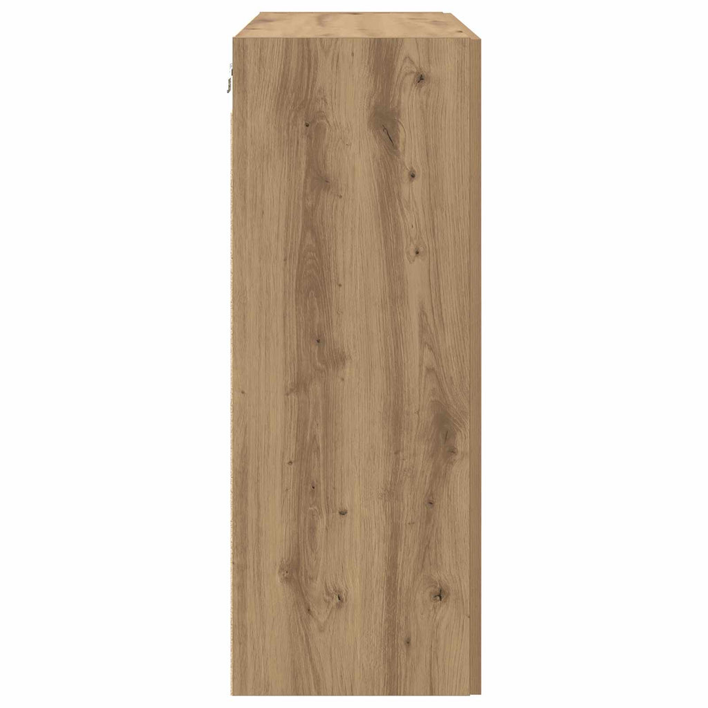 vidaXL Szafka ścienna 2 pcs Dąb rzemieślniczy 69,5 x 34 x 90 cm