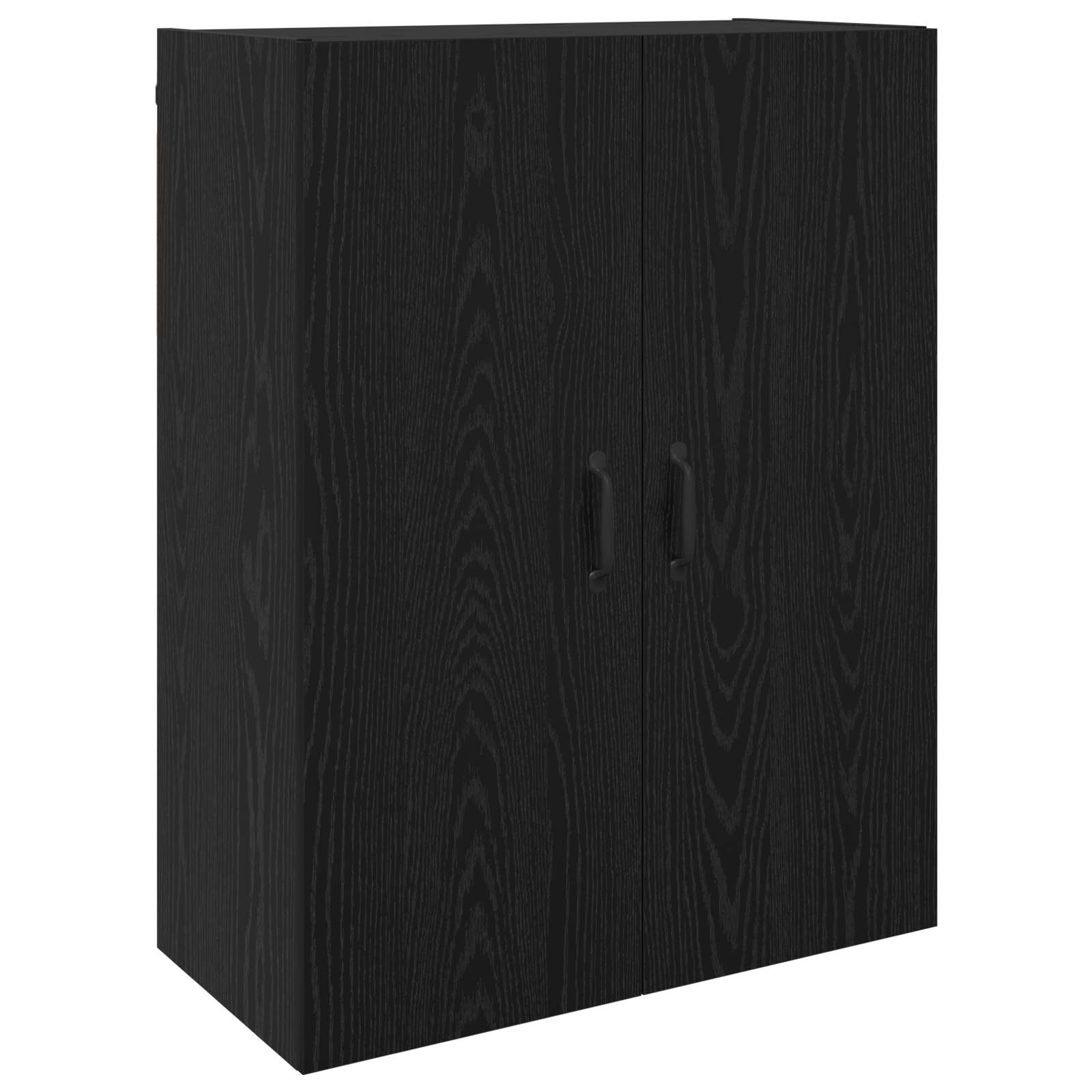 vidaXL Szafka ścienna 2 pcs Czarny Dąb 69,5 x 34 x 90 cm