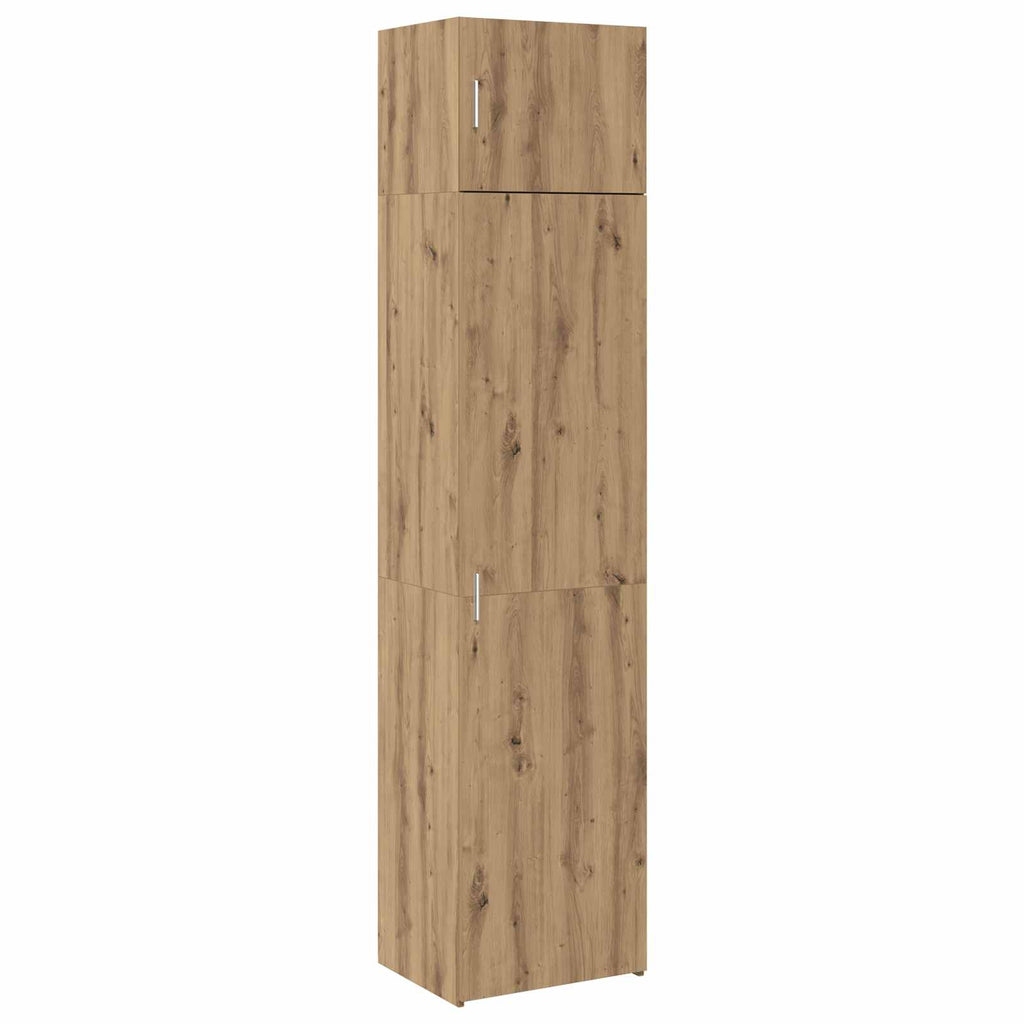 vidaXL Bufet 3 pcs Dąb rzemieślniczy