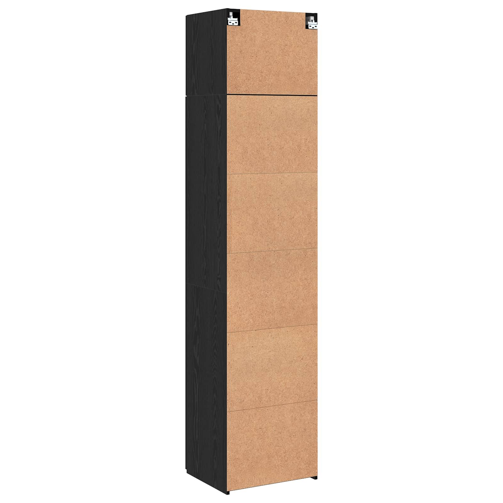 vidaXL Bufet 3 pcs Czarny Dąb