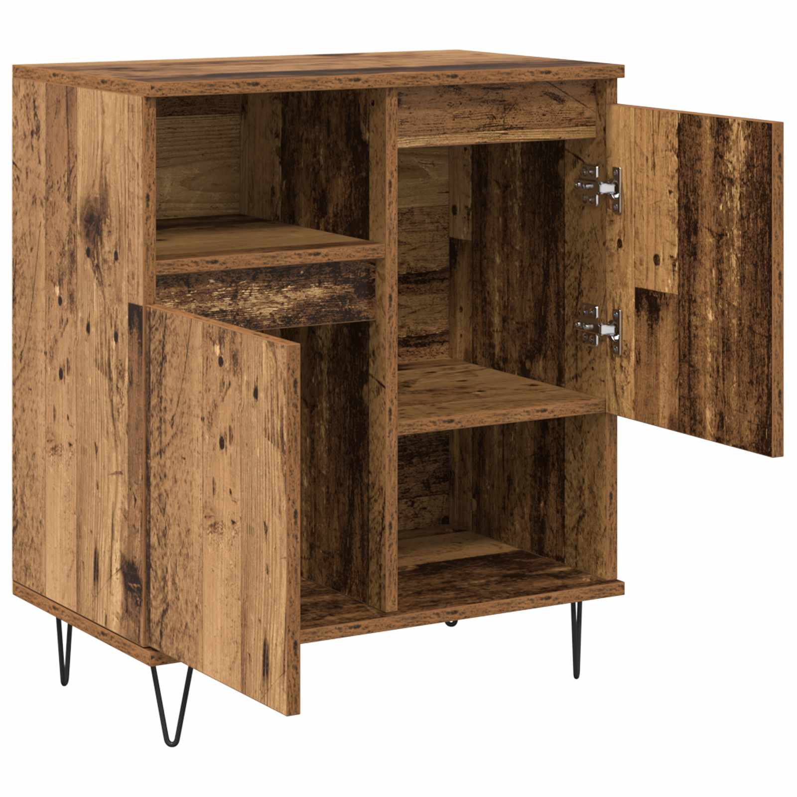 vidaXL Bufet 3 pcs Stare drewno 60 x 35 x 70 cm