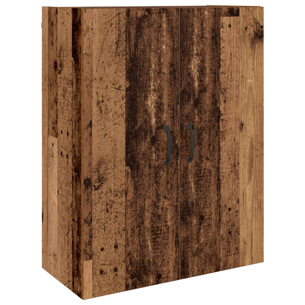 vidaXL Highboard 2 pcs Stare drewno Materiał drewnopochodny