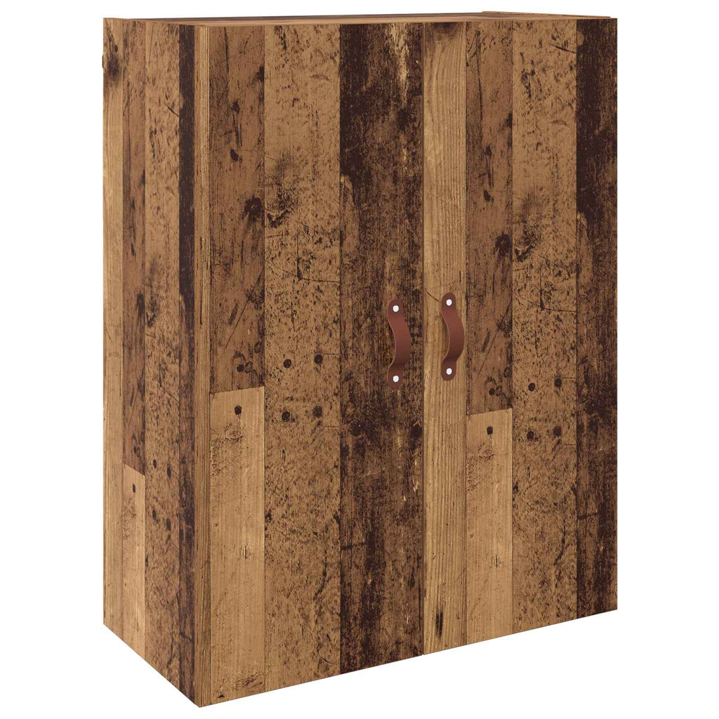 vidaXL Szafka ścienna 2 pcs Stare drewno 69,5 x 34 x 90 cm