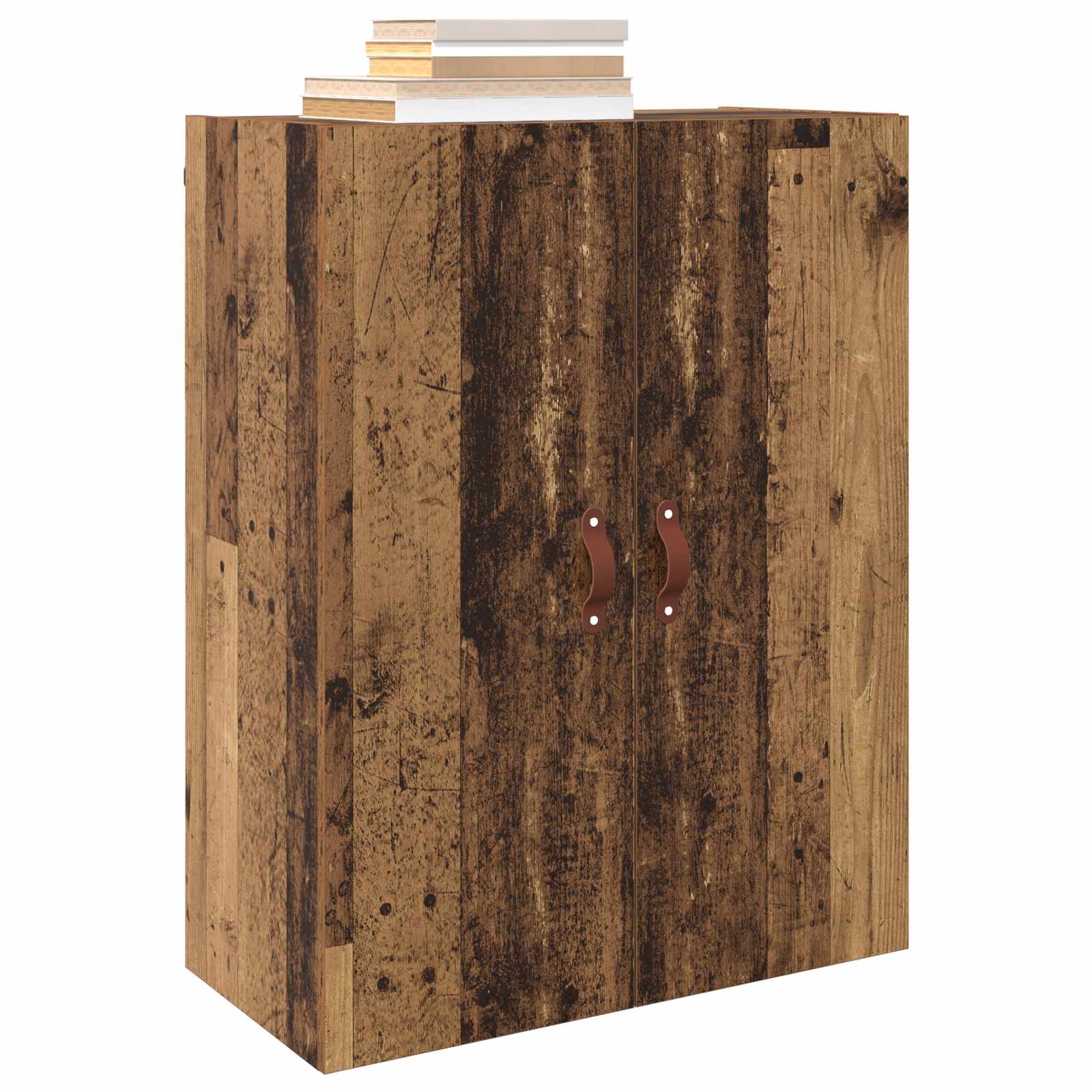 vidaXL Szafka ścienna 2 pcs Stare drewno 69,5 x 34 x 90 cm