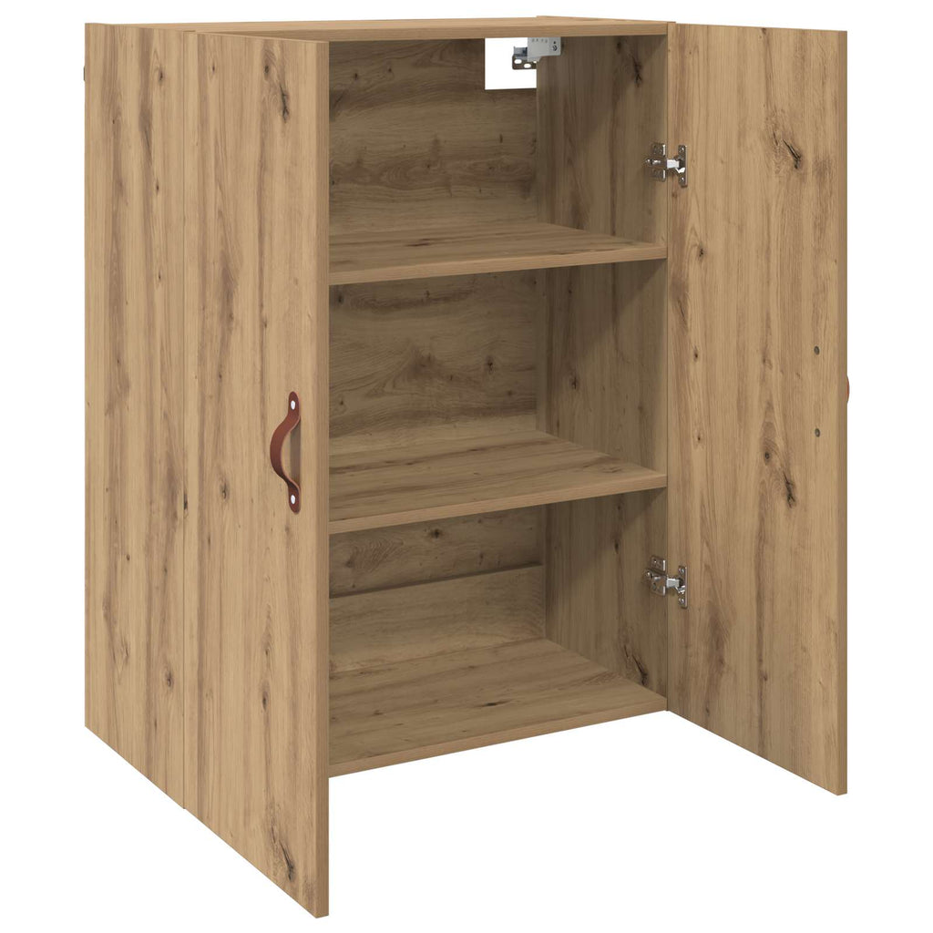vidaXL Szafka ścienna 2 pcs Dąb rzemieślniczy 69,5 x 34 x 90 cm