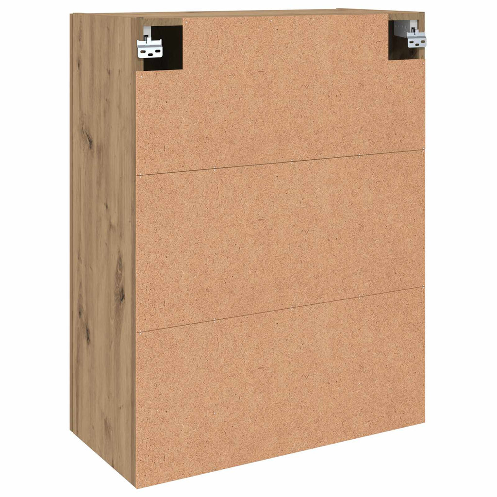 vidaXL Szafka ścienna 2 pcs Dąb rzemieślniczy 69,5 x 34 x 90 cm