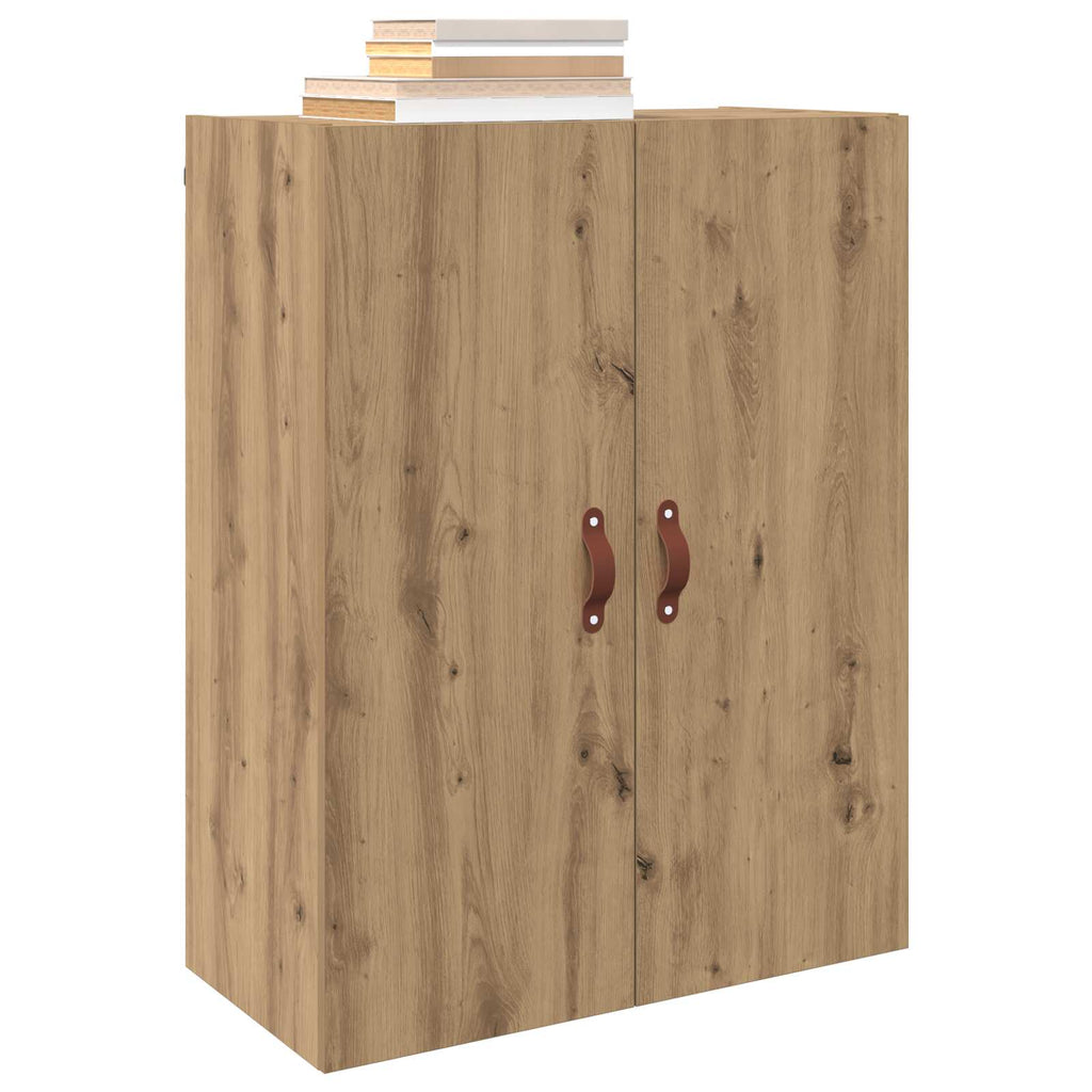 vidaXL Szafka ścienna 2 pcs Dąb rzemieślniczy 69,5 x 34 x 90 cm