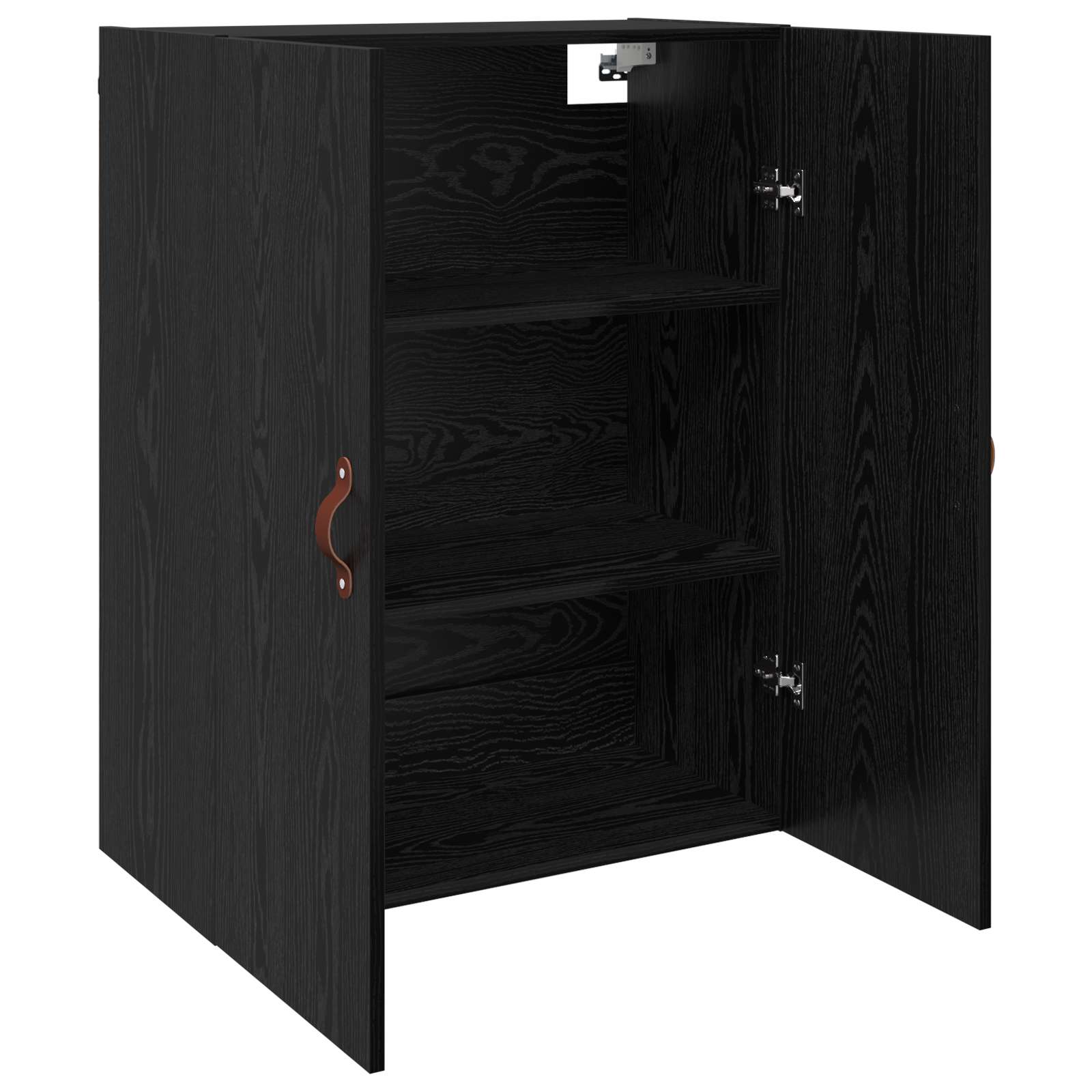 vidaXL Szafka ścienna 2 pcs Czarny Dąb 69,5 x 34 x 90 cm
