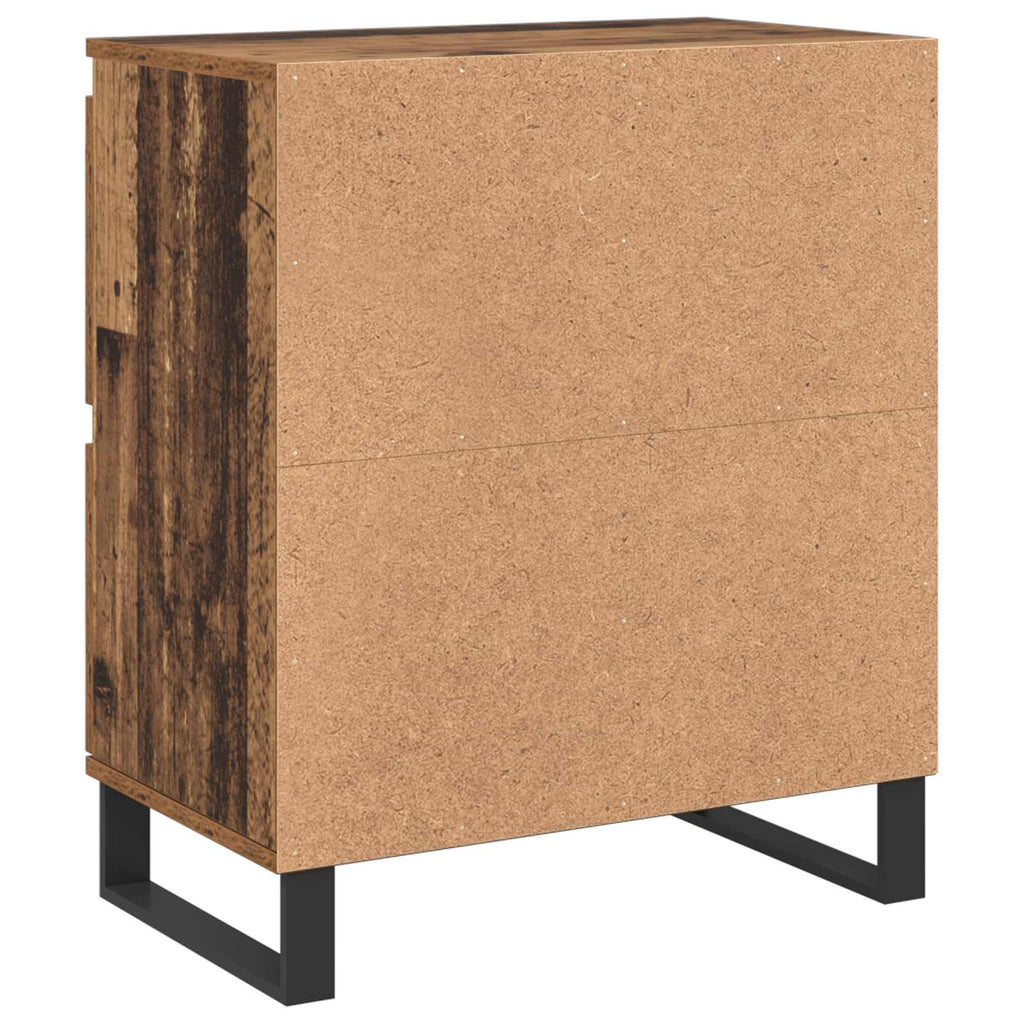 vidaXL Bufet 3 pcs Stare drewno 60 x 35 x 70 cm